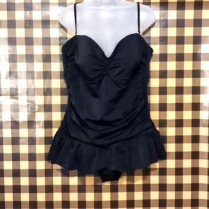 Tropical Escape swim suit Palm Party sz 18